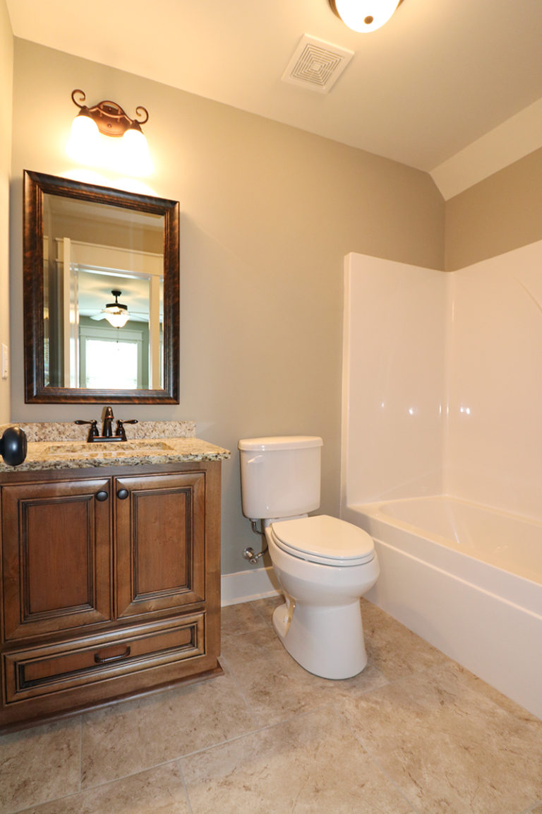 102 Rustic Oak - Bonus Room Bathroom - Driggers Construction Warner Robins